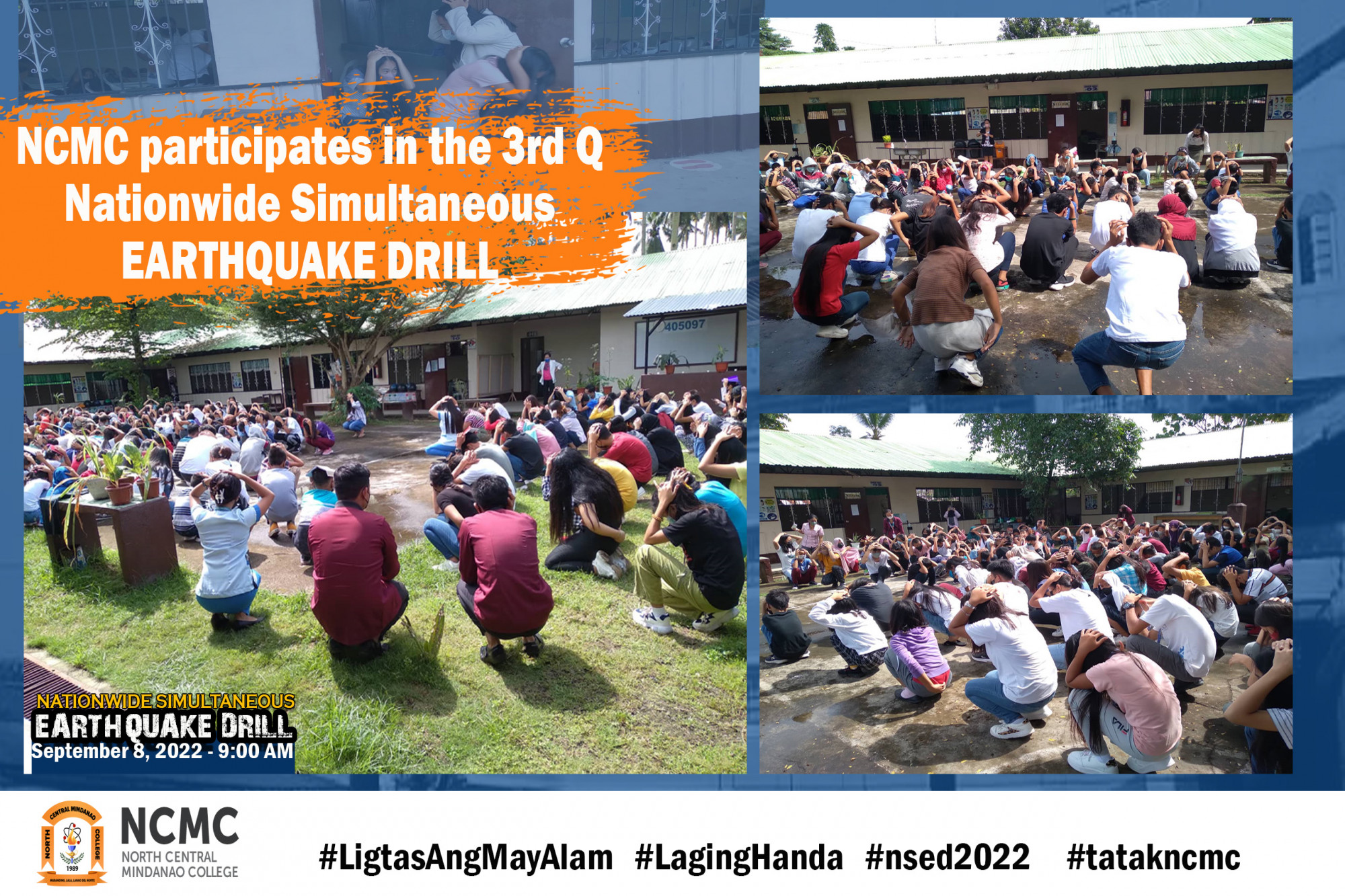 NCMC participates in the nationwide simultaneous earthquake drill